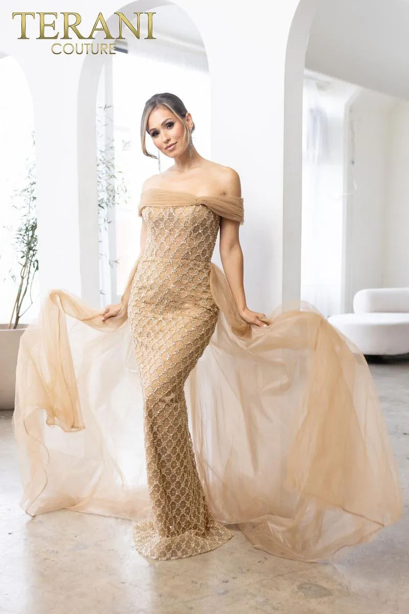 Terani Mother of the Bride Dress 241M2706 sold by Terry costa product image thumbnail 3