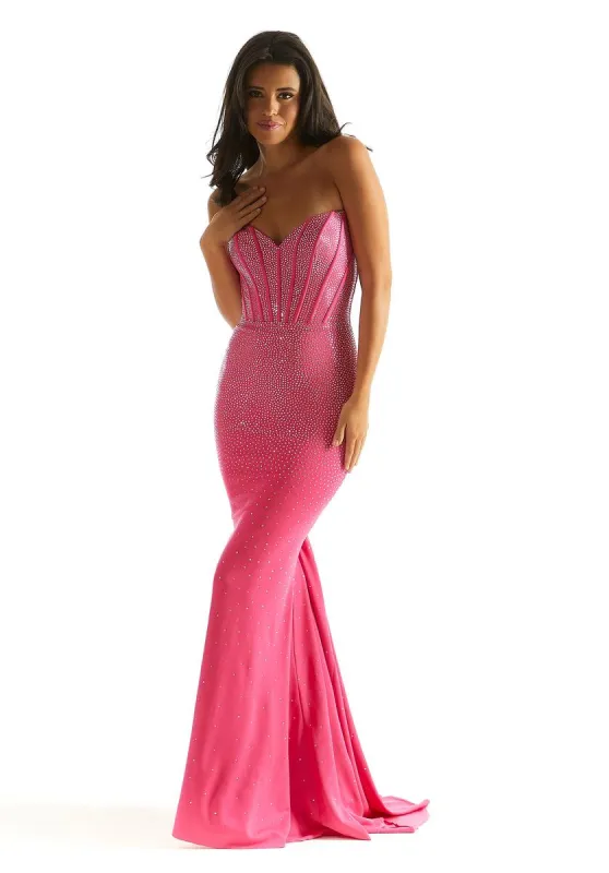 Morilee Heatstone Corset Prom Dress 49052 made by Mori Lee
