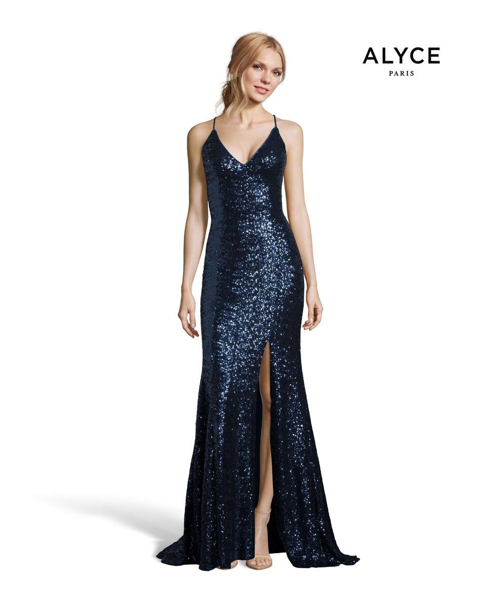 Alyce Prom Dress 60822 sold by Terry costa product image thumbnail 4