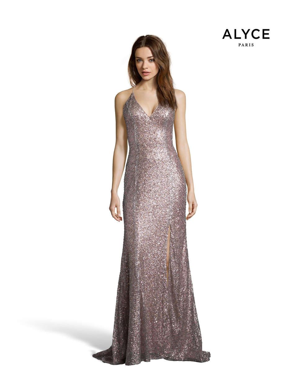 Alyce Prom Dress 60822 sold by Terry costa product image thumbnail 6