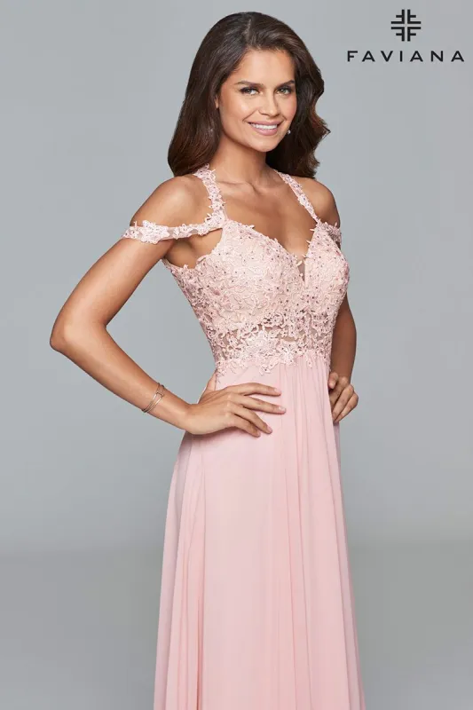 Faviana Dress 10006 sold by Terry costa