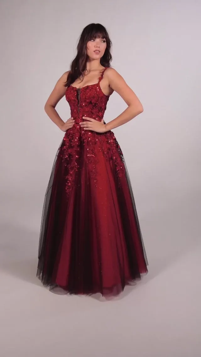 Ellie Wilde A-Line Lace Prom Dress EW35068 sold by Terry costa