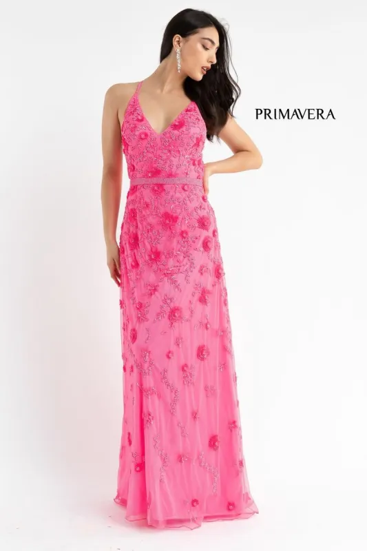 Primavera Couture Long Dress 3772 sold by Terry costa