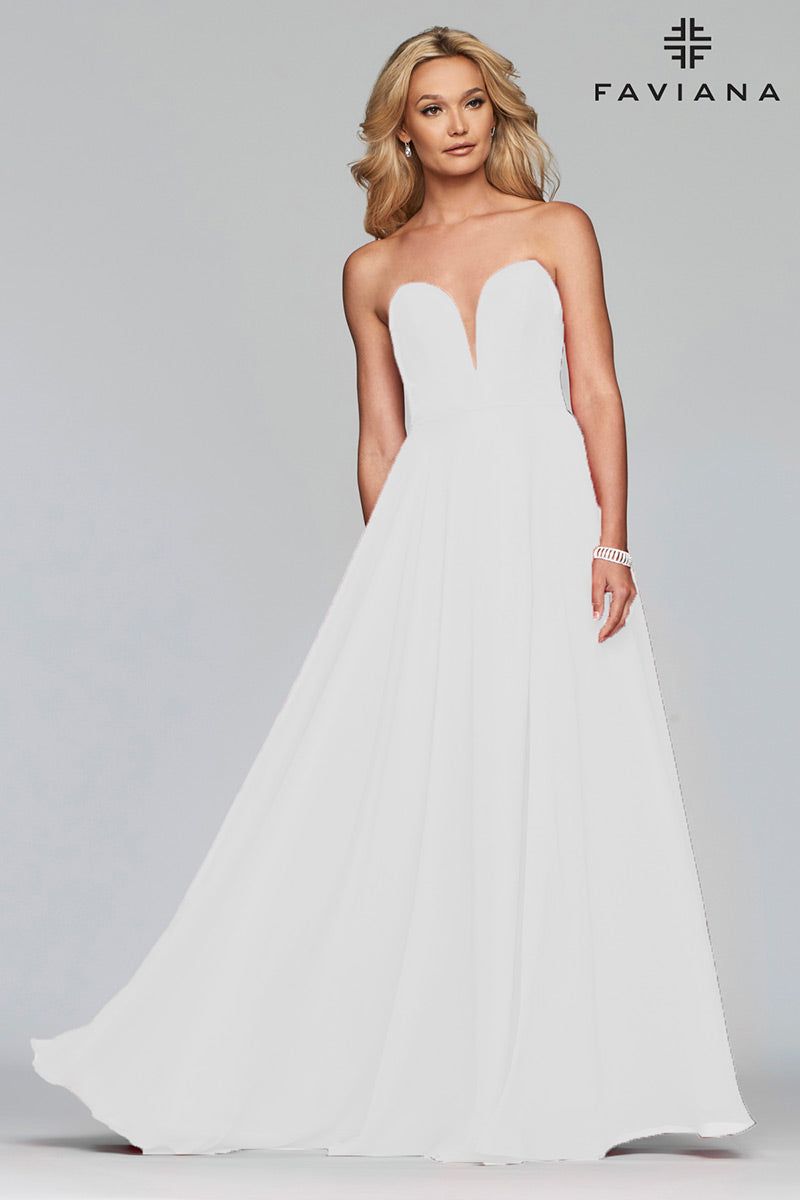 Faviana Glamour Dress S10232 sold by Terry costa product image thumbnail 5