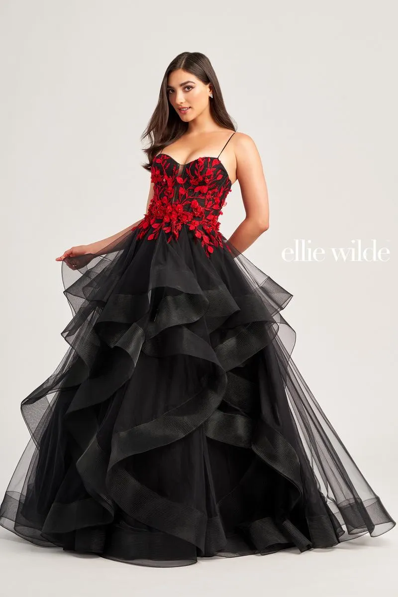Ellie Wilde Corset Ball Gown Dress EW35070 sold by Terry costa product image thumbnail 2