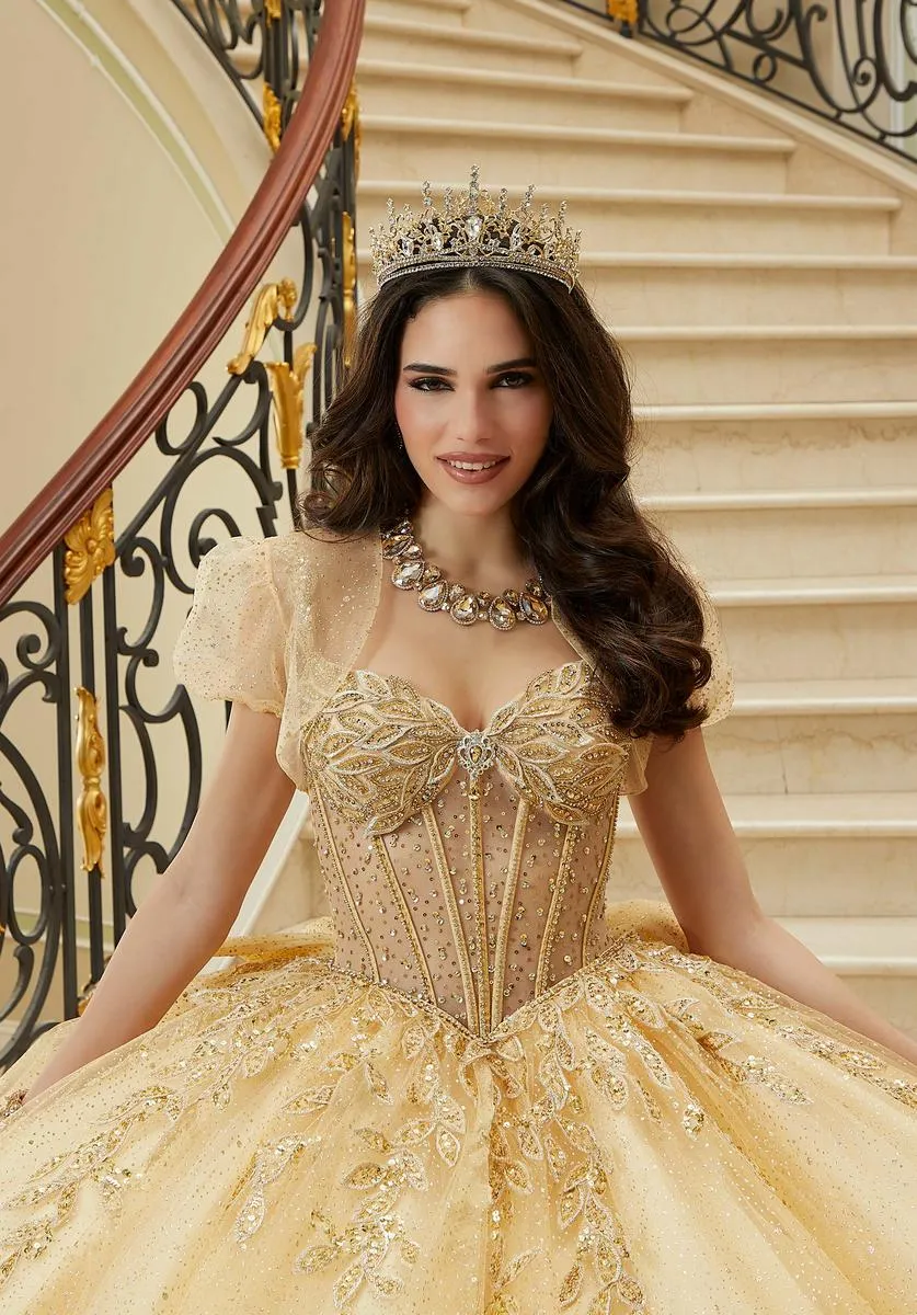 Vizcaya by Morilee Sheet Bodice Quince Dress 89471 sold by Terry costa product image thumbnail 5