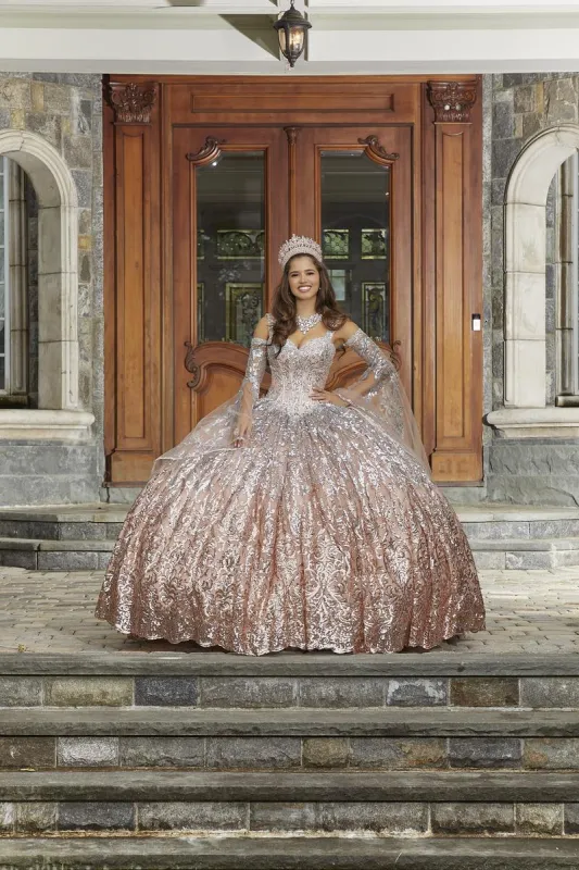 Vizcaya by Morilee Ombre Pattern Quince Dress 89401 sold by Terry costa