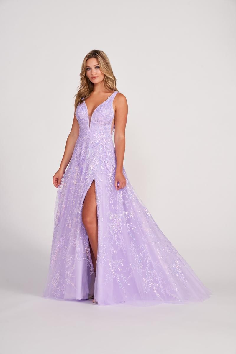 Ellie Wilde A-Line Lace Prom Dress Ew34111 sold by Terry costa
