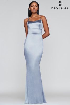 Faviana Glamour Dress S10375 sold by Terry costa