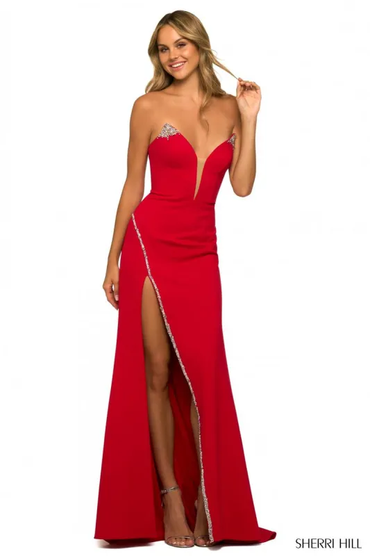 Sherri Hill Strapless Dress 55376 sold by Terry costa