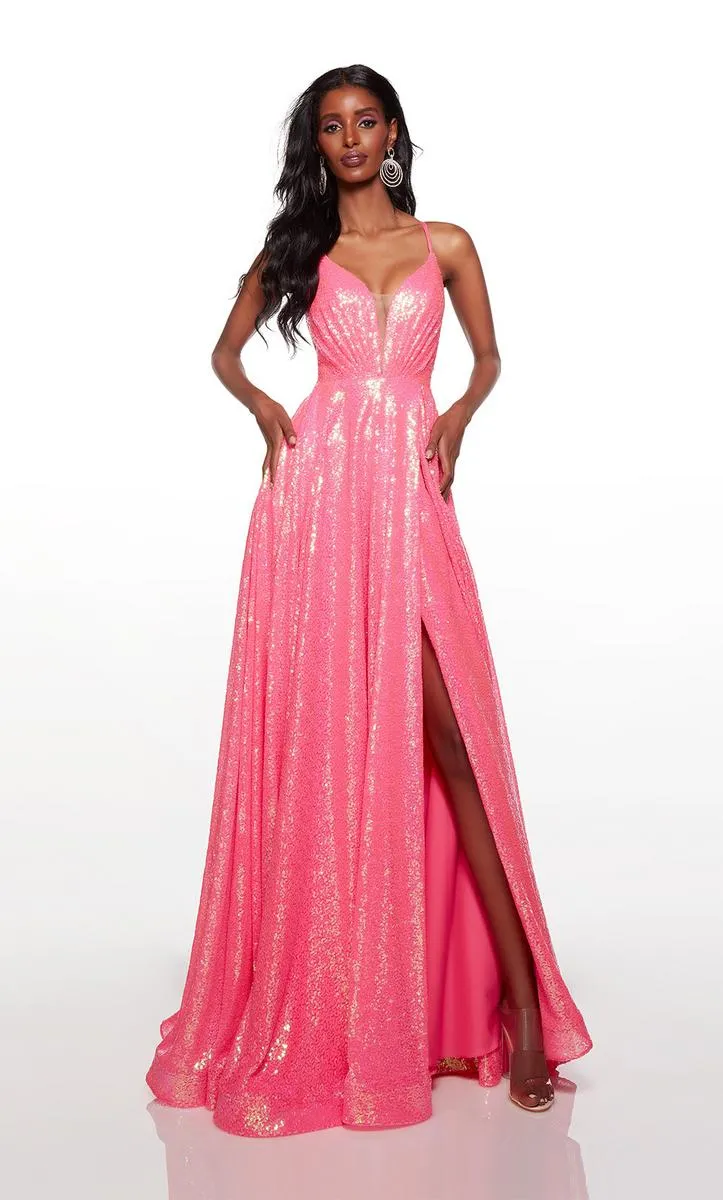 Alyce Prom Dress 61398 sold by Terry costa product image thumbnail 5