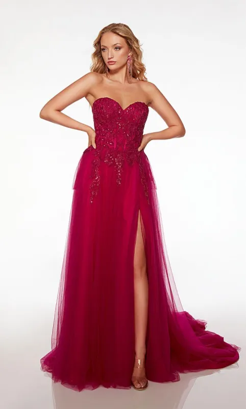 Alyce Paris Lace A-Line Prom Dress 61723 sold by Terry costa