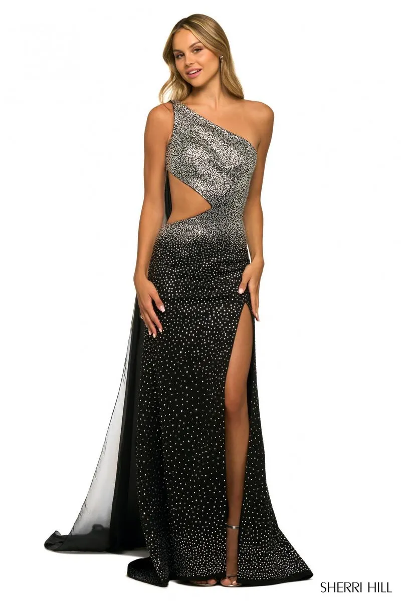 Sherri Hill Cut Out Dress 55318 sold by Terry costa