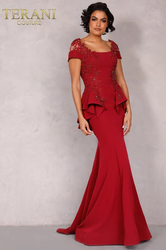 Terani Mother of the Bride Dress 2111M5262 made by Terry costa