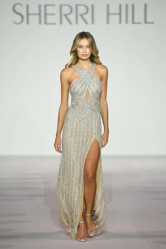 Sherri Hill Fully Beaded Prom Dress 56386 sold by Terry costa