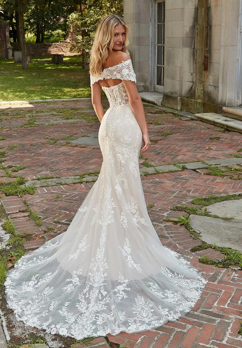 Blu Bridal by Morilee "Paige" Wedding Dress 4164 sold by Terry costa product image thumbnail 2