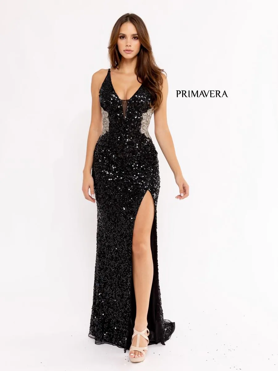 Primavera Couture Long Dress 3955 sold by Terry costa