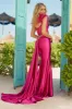 Sherri Hill Corset Feather Prom Dress 55884 sold by Terry costa