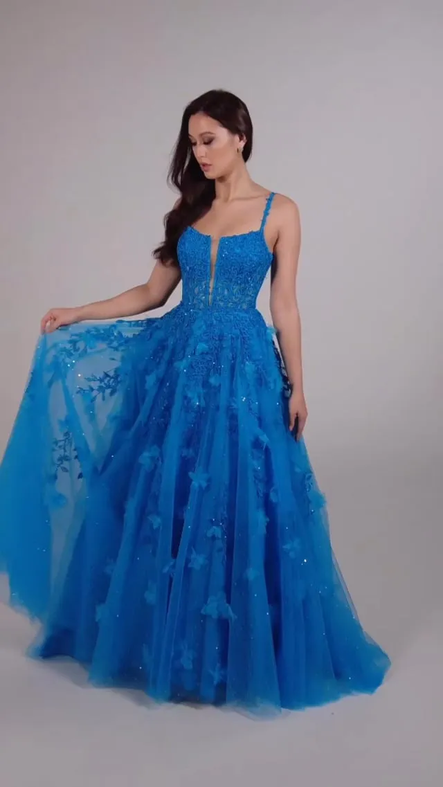 Ellie Wilde A-Line Lace Prom Dress EW35081 sold by Terry costa