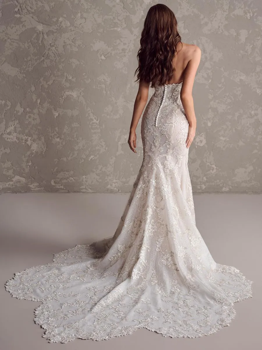 Sottero & Midgley by Maggie Sottero "Xavier" Bridal Gown 24SC228 sold by Terry costa product image thumbnail 2
