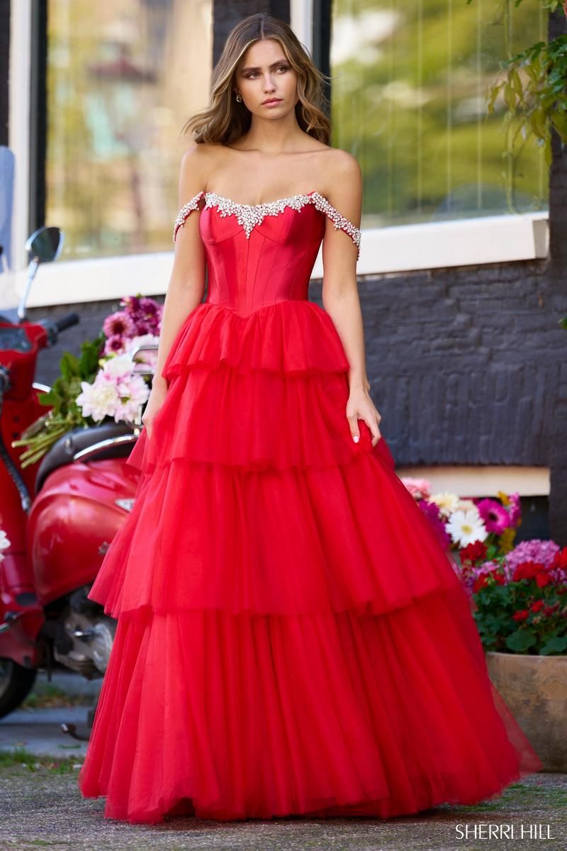 Sherri Hill Dress 56147 sold by Terry costa product image thumbnail 3