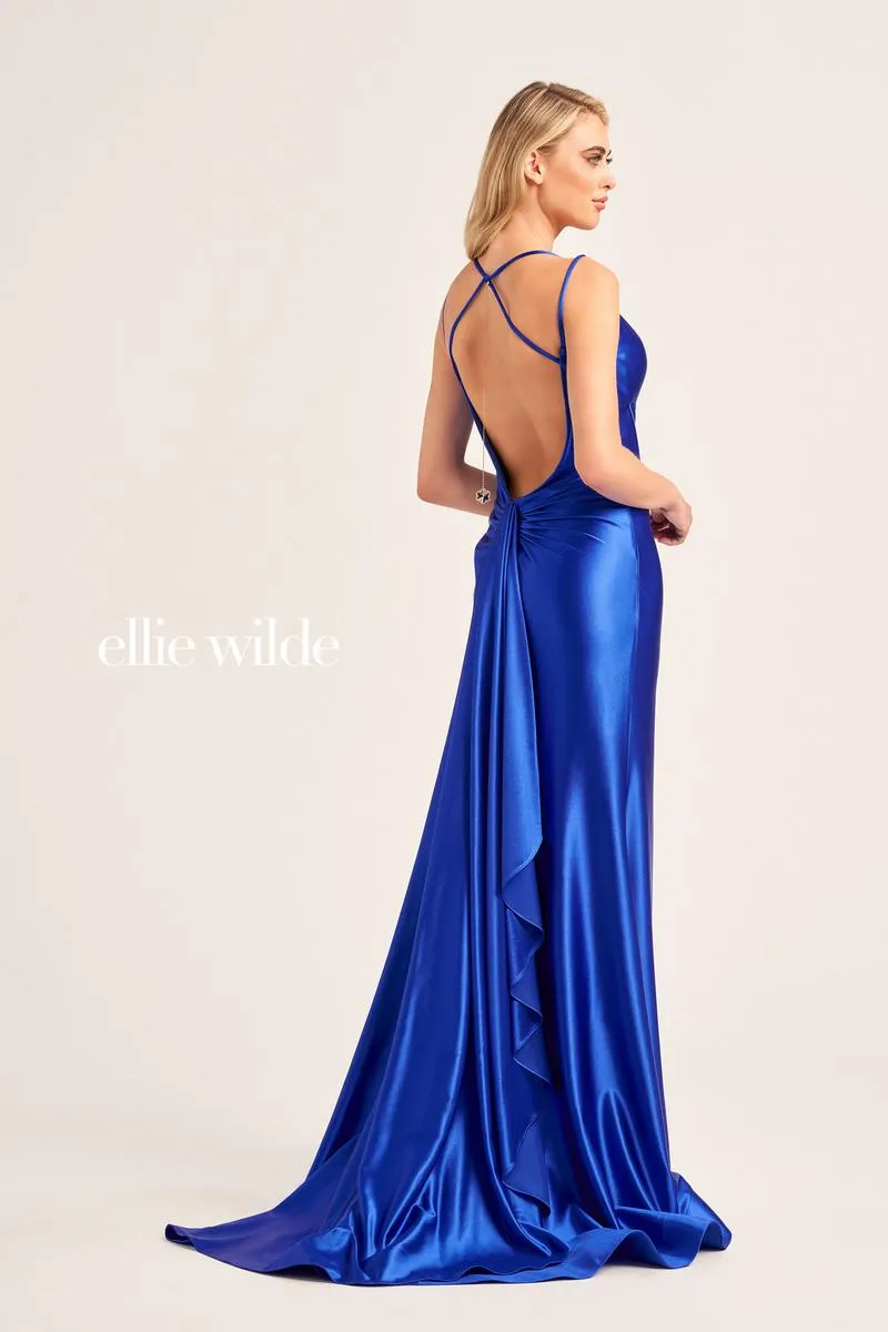 Ellie Wilde Fitted Corset Prom Dress EW35212 sold by Terry costa product image thumbnail 5