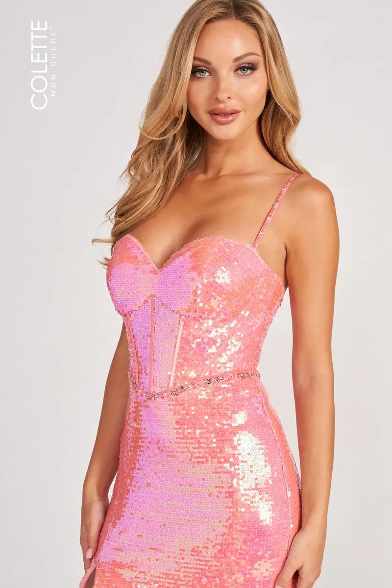 Colette by Daphne Dress CL2054 sold by Terry costa product image thumbnail 5