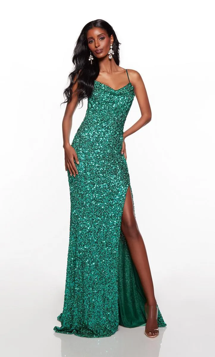 Alyce Prom Dress 61390 sold by Terry costa product image thumbnail 5