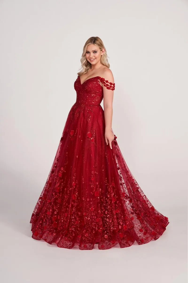 Ellie Wilde Ball Gown Prom Dress EW34113 sold by Terry costa product image thumbnail 5