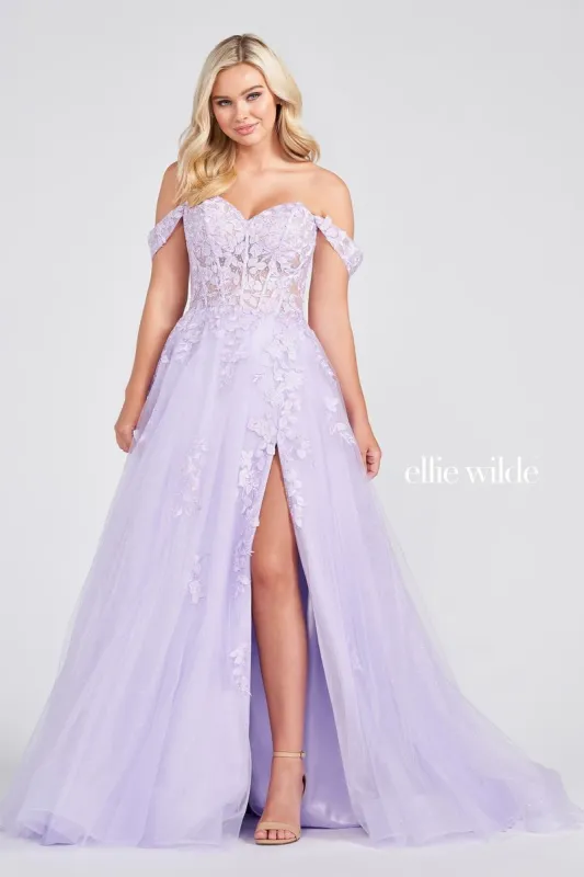 Ellie Wilde Tulle Sweetheart Prom Dress EW122009 sold by Terry costa