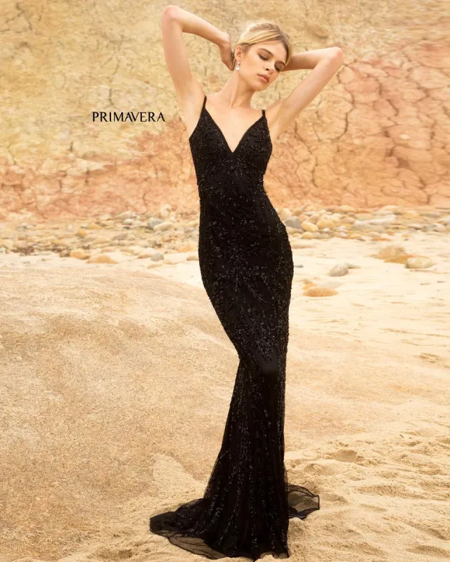 Primavera Couture Long Dress 3793 sold by Terry costa