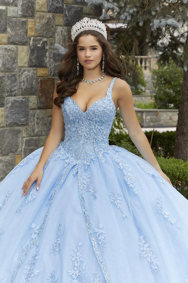 Vizcaya by Morilee Lace and Tulle Quince Dress 89407 sold by Terry costa
