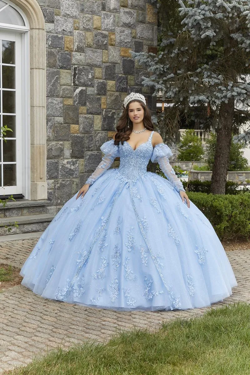 Vizcaya by Morilee Lace and Tulle Quince Dress 89407 sold by Terry costa product image thumbnail 3