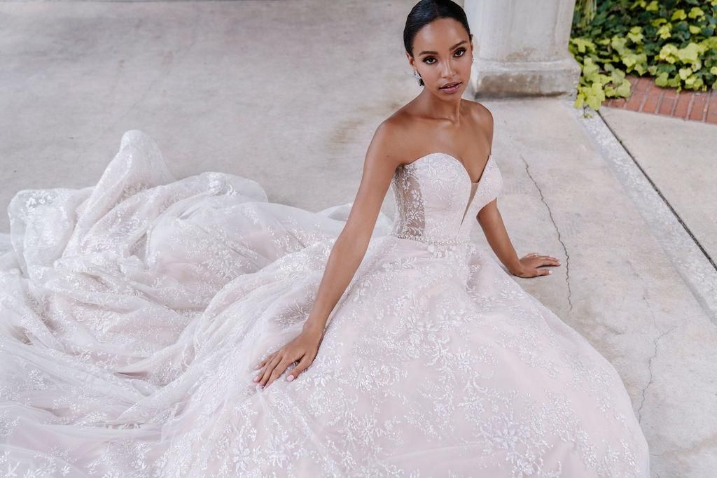 Allure Bridals Couture Dress C660SL sold by Terry costa product image thumbnail 7