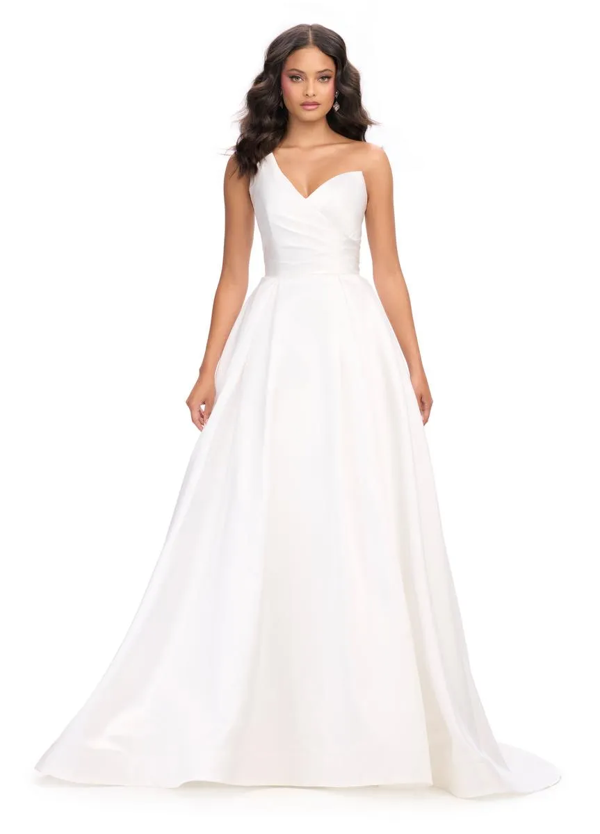 ASHLEYlauren Mikado Ball Gown Dress 11772 sold by Terry costa product image thumbnail 3