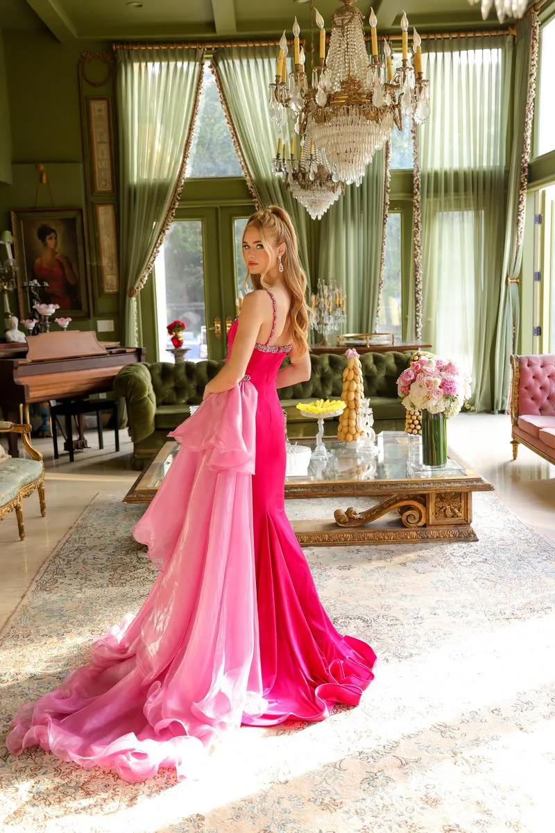 Ava Presley Sheath Side Skirt Pageant Dress 39556 sold by Terry costa product image thumbnail 4