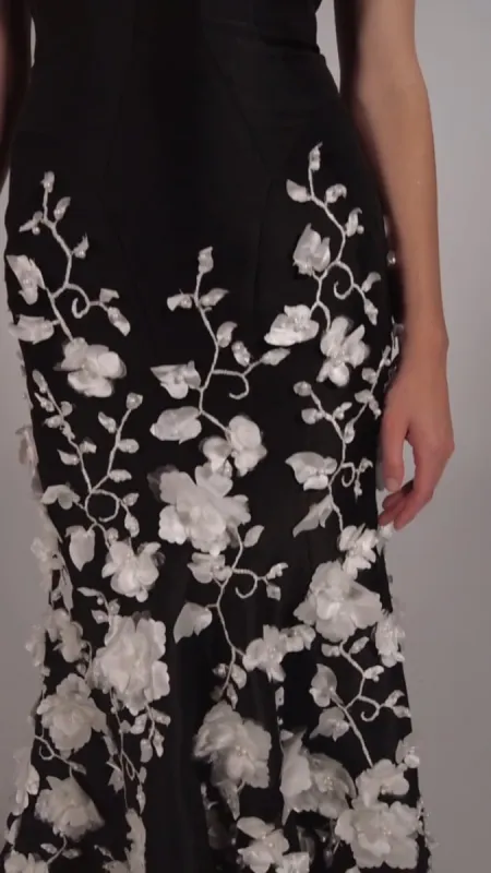 Ellie Wilde Strapless Mermaid Prom Dress EW35036 made by Mon Cheri