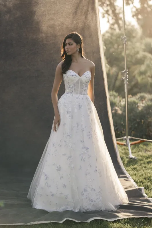 Allure Couture Bridal Gown C722 sold by Terry costa