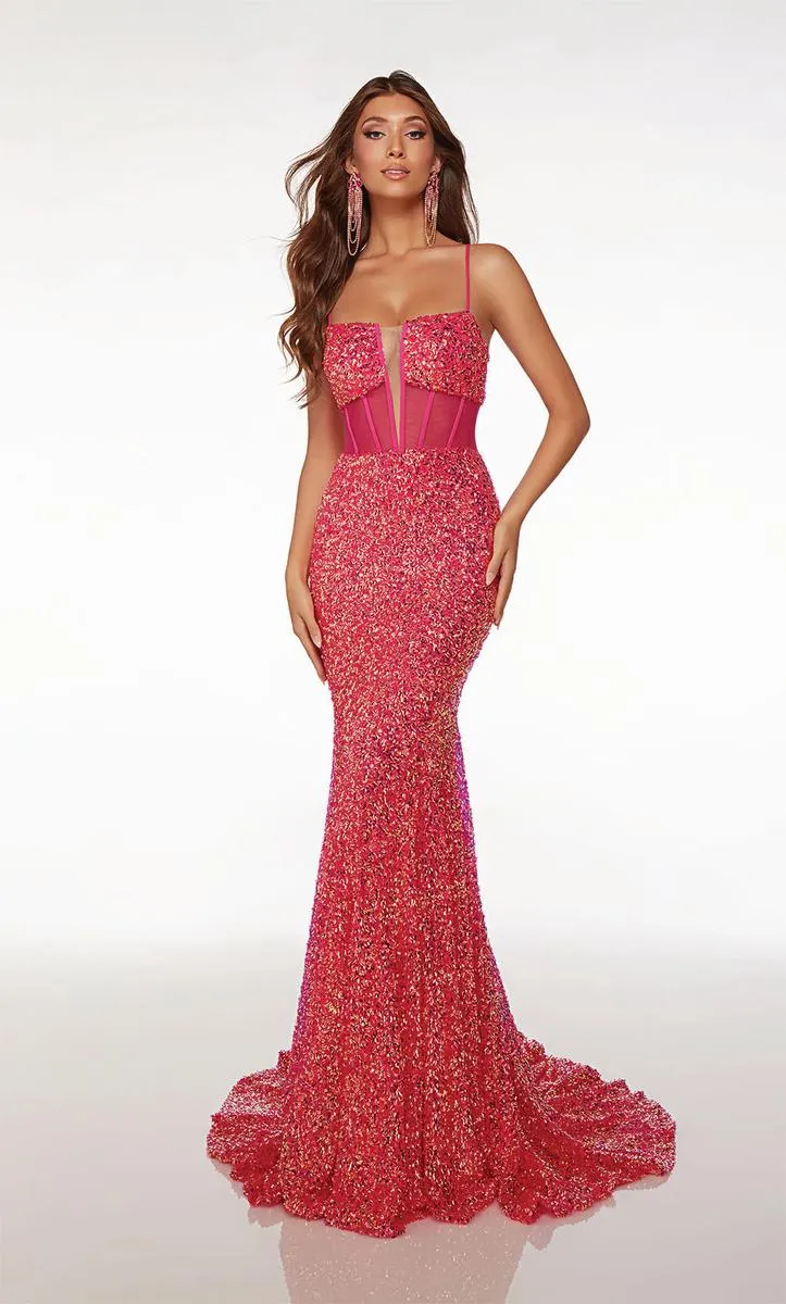 Alyce Prom Dress 61503 sold by Terry costa product image thumbnail 3