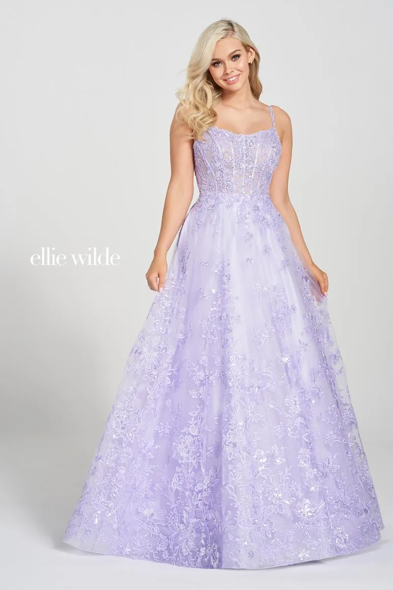 Ellie Wilde Scoop Neck Ball Gown EW122109 sold by Terry costa