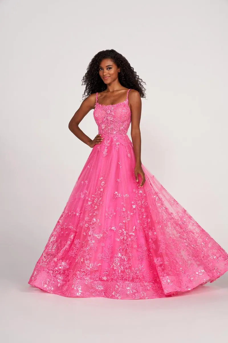 Ellie Wilde Scoop Neck Ball Gown EW122109 sold by Terry costa product image thumbnail 5