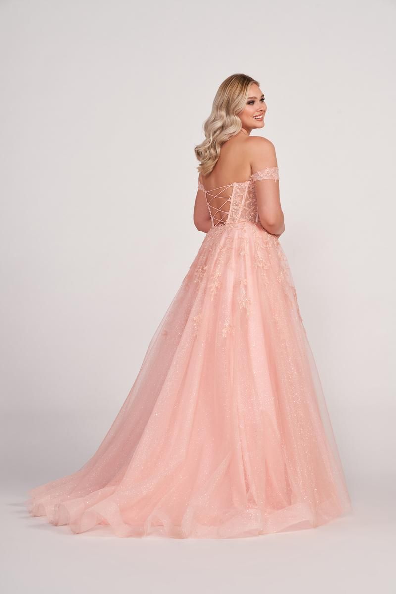 Ellie Wilde Corset A-Line Prom Dress EW34081 sold by Terry costa product image thumbnail 2
