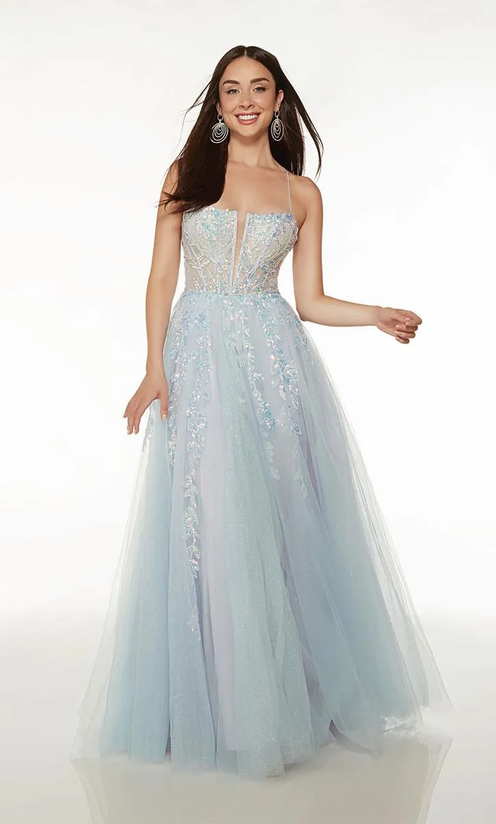 Alyce A-Line Tulle Prom Dress 61635 sold by Terry costa