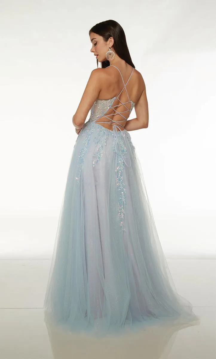 Alyce A-Line Tulle Prom Dress 61635 sold by Terry costa product image thumbnail 2