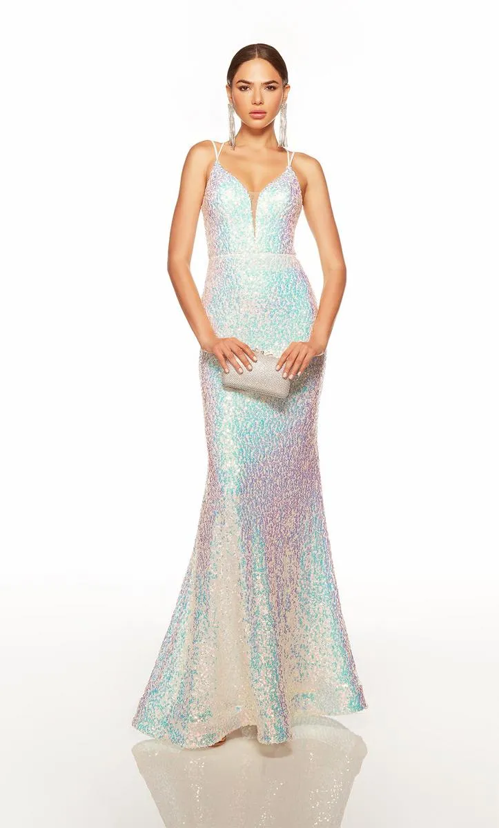 Alyce Prom Dress 61383 sold by Terry costa product image thumbnail 5