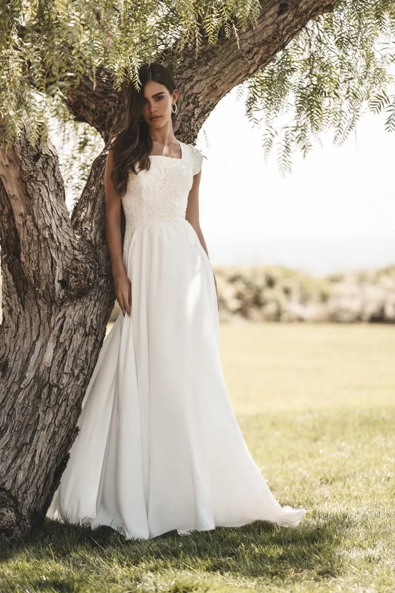Allure Bridals Modest Dress M725 sold by Terry costa