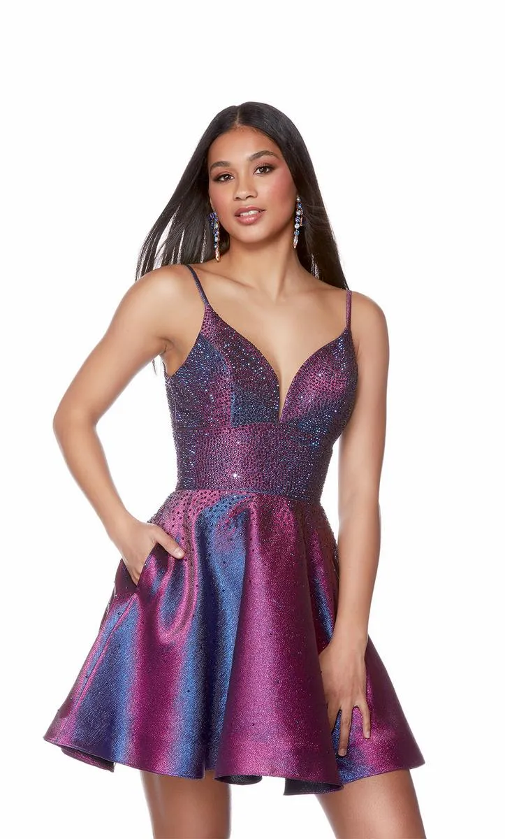 Alyce Paris A-Line Hot Stone Homecoming Dress 3167 sold by Terry costa