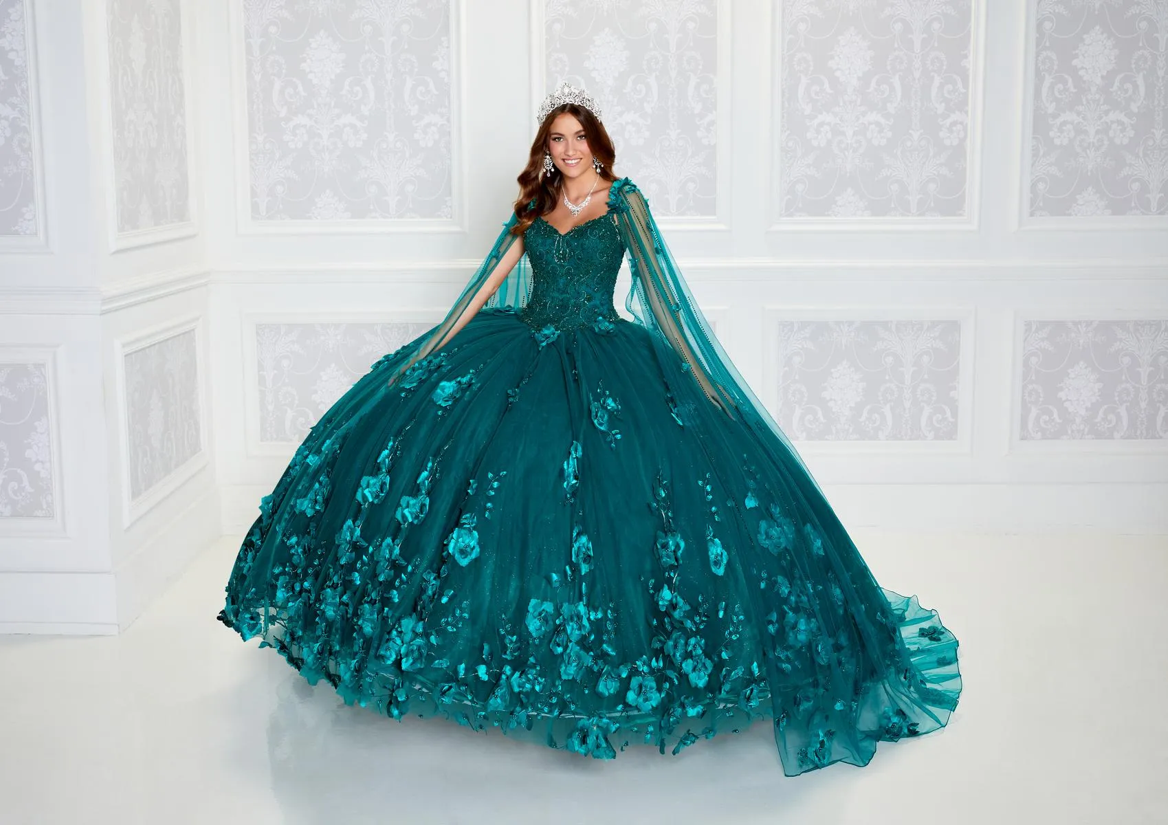 Princesa by Ariana Vara Dress PR22021 - B sold by Terry costa product image thumbnail 5