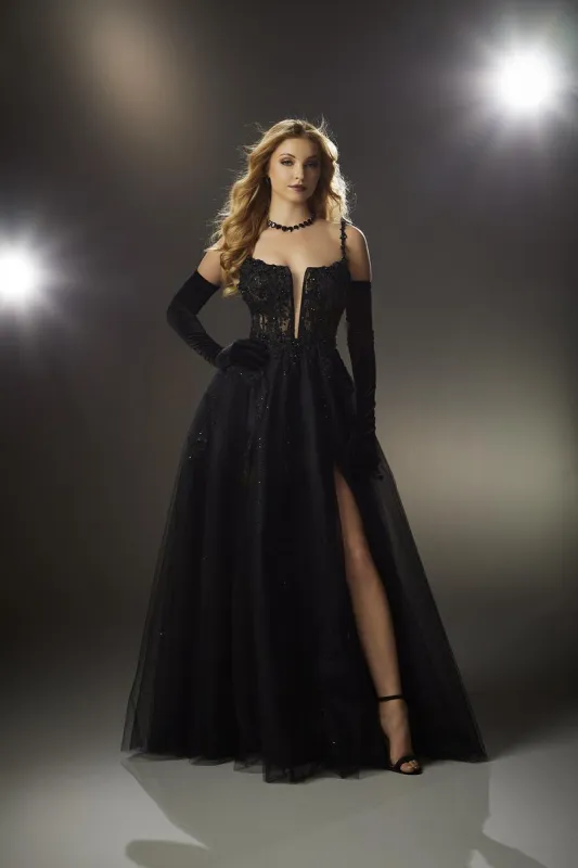 Morilee Tulle A-Line Prom Dress 48005 made by Mori Lee