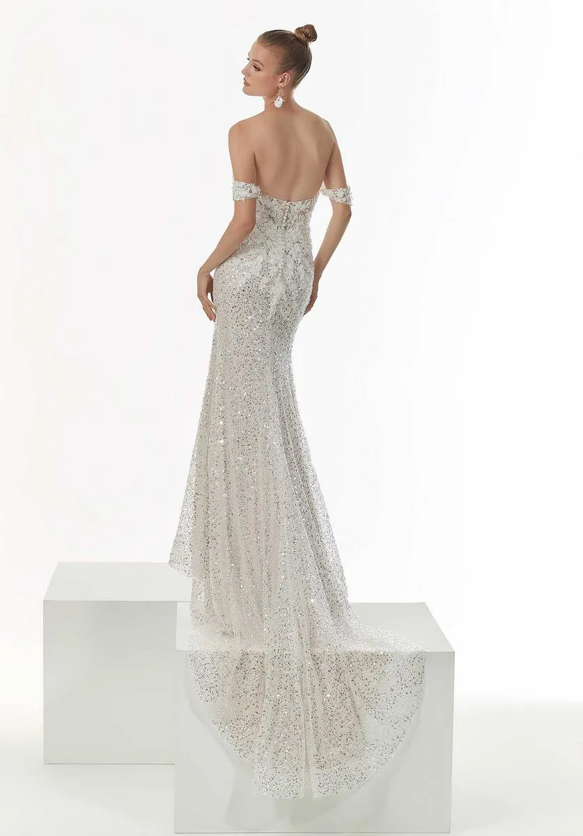 Madeline Gardner Signature "Nefertiti" Bridal Gown 1225 sold by Terry costa product image thumbnail 2